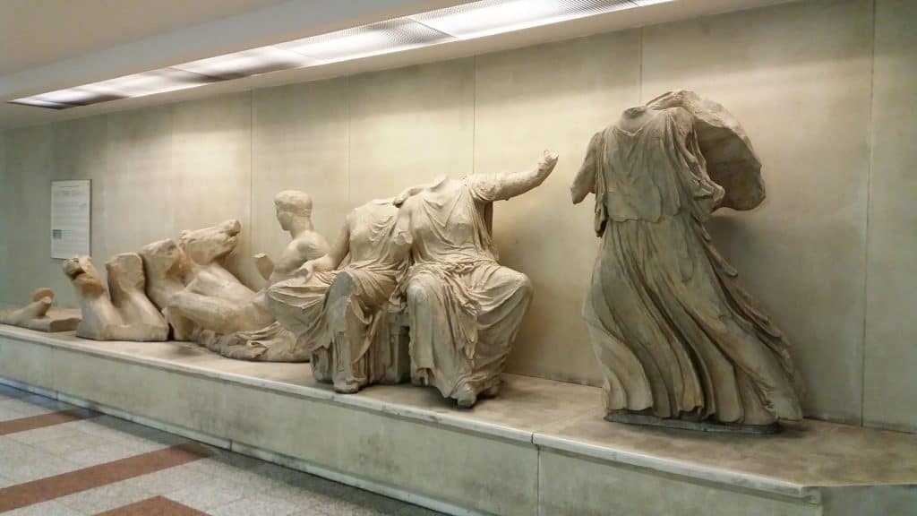 Wystawa na stacji metra Akropolis